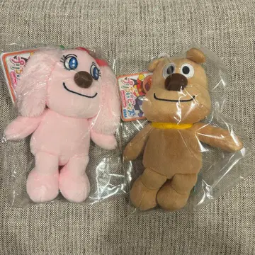 호빵맨 치즈 레어 치즈 봉제 인형 세트 약 15cm