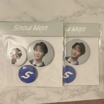 와타나베 쇼타 Snow Man 1st POP-UP 캔 핀 배지 한국 서울