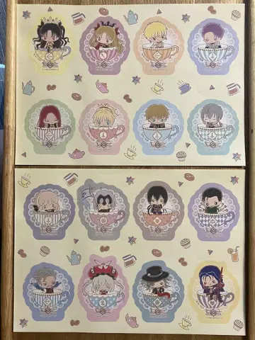 121 FGO 산리오 콜라보 카페 씰 스티커 페이트 Fate