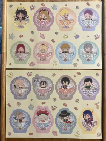 121 FGO 산리오 콜라보 카페 씰 스티커 페이트 Fate