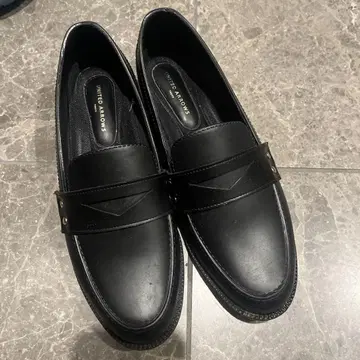 UNITED ARROWS 블랙 레인 로퍼