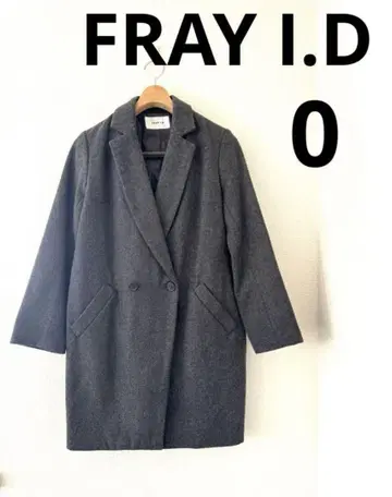 FRAY I.D 그레이 체스터 코트 그레이