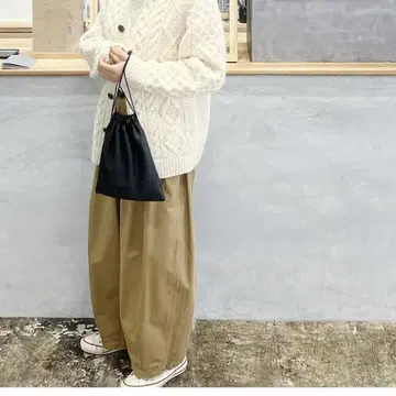 HARVESTY 하베스티 서커스 팬츠 카키 베이지 사이즈 1