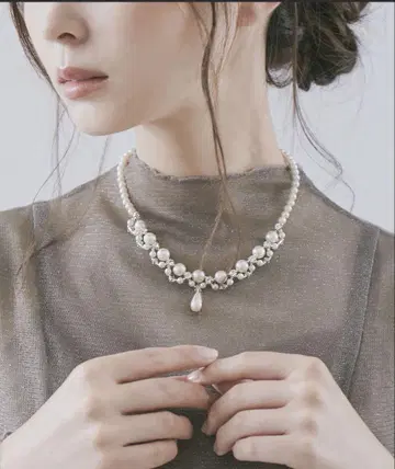 엘레강트한 펄 비즈 목걸이