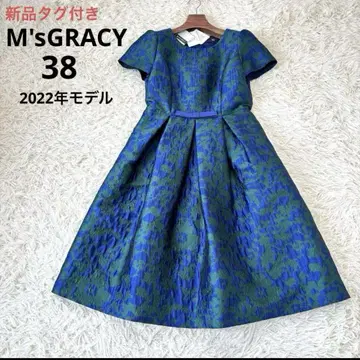 미사용 새상품 M's GRACY 자카드 원피스 최근 모델 38