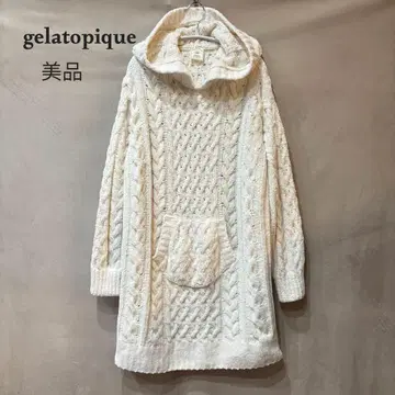 새상품급 gelato pique 젤라또피케 '수플레' 아란 빅 후드티