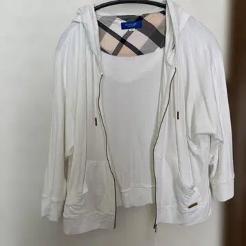BLUE LABEL 화이트 후드티