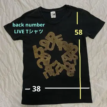 슈퍼 투어 LIVE T셔츠 2011년 back number
