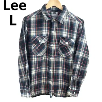 LEE 리 플란넬 셔츠 워크 셔츠 긴팔 셔츠 플란넬 셔츠 L