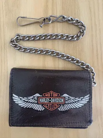 Harley-Davidson 80s USA제 체인 월렛 지갑