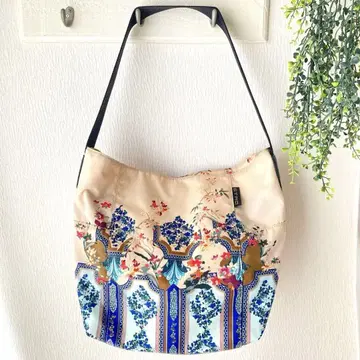 ETRO 꽃무늬 숄더백 원숄더 베이지 튼튼하고 가벼움