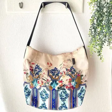 ETRO 꽃무늬 숄더백 원숄더 베이지 튼튼하고 가벼움