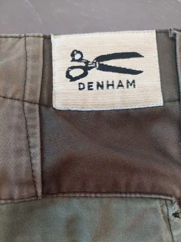 DENHAM 덴함 소재 도킹 패치워크 카고 팬츠