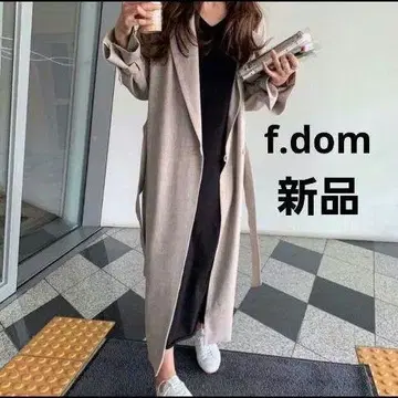[ 새상품 ] 에프담 롱 코트 벨트 포함