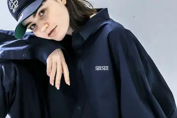 XXXXXL SEE SEE 셔츠 네이비