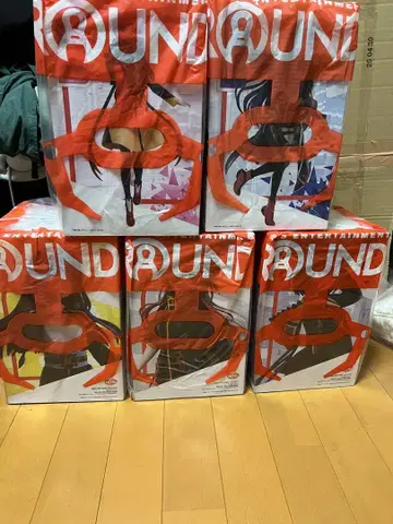 ROUND1 한정판 카미츠바키시 건설 중 피규어 5종 세트