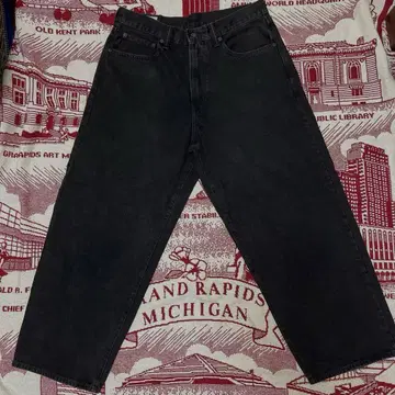 GAP 슈퍼 배기 데님 w31L30 블랙