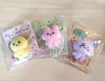 최고심 마스코트 앞머리 클립 강아지심 고양이심 토끼심 3종 세트