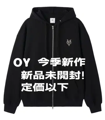 [ 신상 가격 인하 협상 가능 ] OY 블랙 집업 후드티 미개봉 새상품