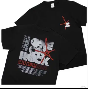 ONE OK ROCK 2023 투어 티셔츠 L 사이즈 블랙