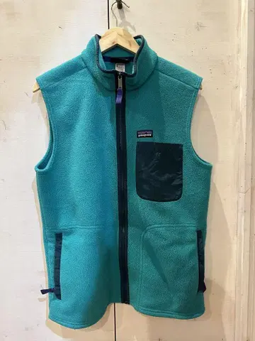 patagonia 플리스 베스트 M 터콰이즈