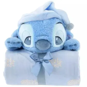 디즈니 스토어 스티치 담요 봉제 인형 포함 Blanket