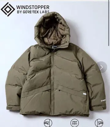 프릭스스토어 WINDSTOPPER DOWN 다운 자켓 M 올리브