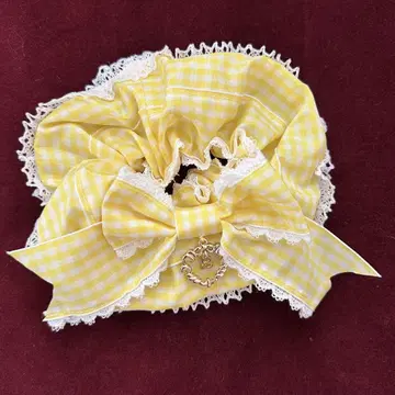 BABY Flancesca Ribbon 스크런치 레몬