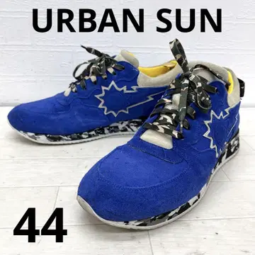유169 URBAN SUN 스웨이드 스니커즈 카모플라쥬 카모 블루 남성용