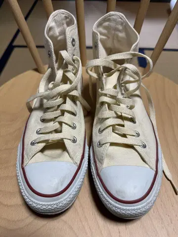 CONVERSE ALL STAR 하이컷 스니커즈 크림
