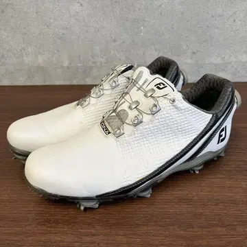 FootJoy DNA 화이트 스파이크 슈즈 27.5