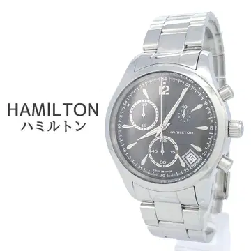 새상품 배터리 HAMILTON 해밀턴 재즈 마스터 쿼츠 크로노그래프