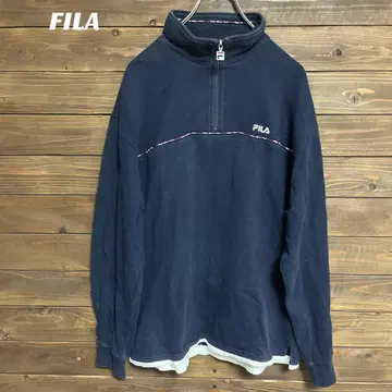 [ 휠라 ] FILA 구제 의류 하프 지퍼 트레이닝복 맨투맨 L