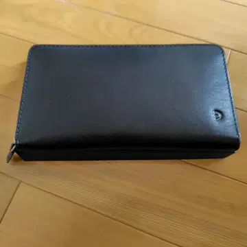 카큐잔가방점 블랙 가죽 장지갑