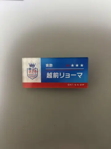 테니스의 왕자님 유닛 멤버 네임 배지 에치젠 료마 청포도