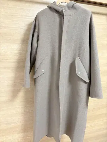 MB 하이엔드 모즈 코트 롱 코트 후드 울 코트 후디