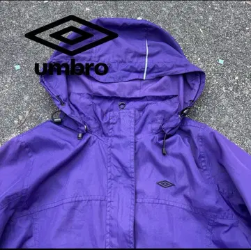 90' umbro 나일론 재킷 y2k 테크 닌자 후드 보라색