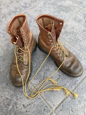 Red Wing 브라운 워크 부츠