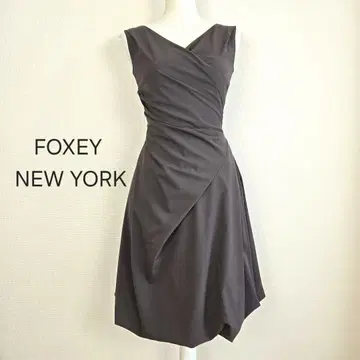 FOXEY NEW YORK 폭시 38 M 원피스 슬리브리스