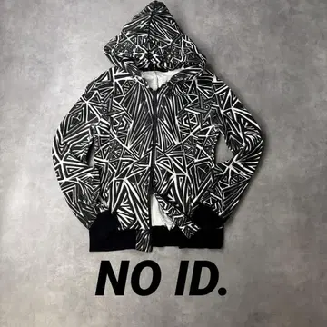 NO ID. double zip hoodie y2k 더블 지퍼 후디