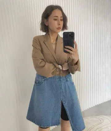 컨디션 최상 완판템 ameri vintage 데님 도킹 자켓