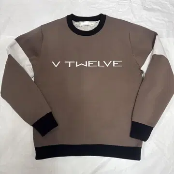 V TWELVE 맨투맨 트레이닝복 브라운