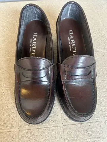 HARUTA 다크 브라운 로퍼