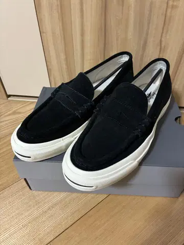Jack Purcell Graphpaper 스웨이드 슬립온 블랙