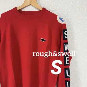 [ S ] rough&swell 라프앤스웰 골프 스웨터 빨간색