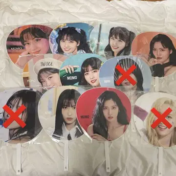 TWICE 모모 부채 세트