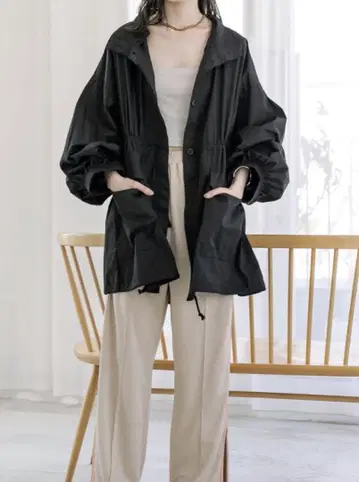 미스틱 스노우 후드티 마운틴 파카 블랙