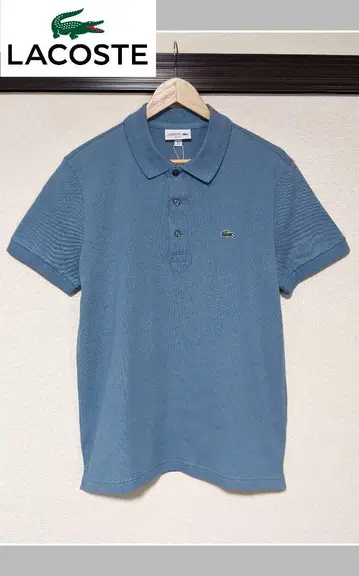 [ LACOSTE ] 피케 셔츠/반팔/베이직/자수/로고/새상품