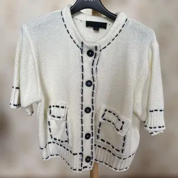 ZARA 반팔 가디건 L