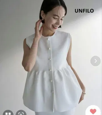 UNFILO x VERY 콜라보 플럼 니트 베스트